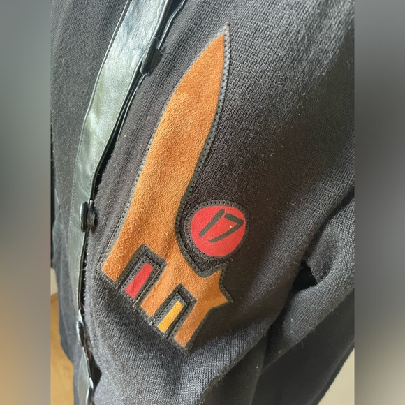 Vintage Miro Coat l G2 by Gianni Coat Abstract Art Design Coat Cozy Avant Garde - Picture 5 of 9